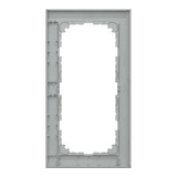 Merten Decor Rahmen zwei fach aluminium, Retail