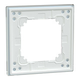 Merten Echtglasrahmen 1-fach, Abdeckung transparent, Retail