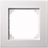 Merten Rahmen einfach, Thermoplast edelmatt, Schutzart IP20, Schlagfestigkeit IK02, 85,8x83,4x10,1 mm Retail