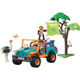 PLAYMOBIL 71854 Animals and Friends: Bunter Geländewagen, Konstruktionsspielzeug 