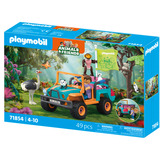PLAYMOBIL 71854 Animals and Friends: Bunter Geländewagen, Konstruktionsspielzeug 
