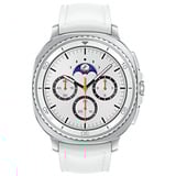 SAMSUNG Galaxy Watch8 Classic, Smartwatch weiß, 46mm, LTE, Hybrid-Armband