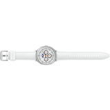 SAMSUNG Galaxy Watch8 Classic, Smartwatch weiß, 46mm, LTE, Hybrid-Armband