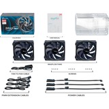 Seasonic MagFlow 1225 PWM, Gehäuselüfter schwarz, 3-Fan Kit, 120 mm