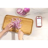 Weber Smart Wireless Temperaturfühler mit Ladegerät, Temperatursensor weiß/metall