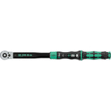 Wera Drehmomentschlüssel mit Durchsteckvierkant Click-Torque Lock C 3 R/L schwarz/grün, Abtrieb 1/2", 40 bis 200 Nm