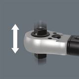 Wera Drehmomentschlüssel mit Durchsteckvierkant Click-Torque Lock C 3 R/L schwarz/grün, Abtrieb 1/2", 40 bis 200 Nm
