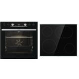 gorenje Black Set 4, Herdset schwarz