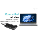 i-tec USB-C Triple 4K HDMI Video Adapter, Dockingstation schwarz, Power Delivery 100W, HDMI