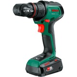 Bosch Heimwerken & Garten Akku-Bohrschrauber AdvancedDrill 18V-80 QuickSnap + Zubehör grün/schwarz, 2x Li-Ionen Akku 2,5Ah, Koffer, POWER FOR ALL ALLIANCE