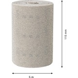 Bosch Professional Expert M480 Netzschleifrolle 115mm, K80, Schleifblatt 5 Meter Rolle, auch zum Handschleifen