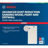 Bosch Professional Expert M480 Netzstruktur-Schleifblatt 93 x 186mm, K80 10 Stück, für Schwingschleifer