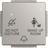 Busch-Jaeger Klingeltaster Einschalteinrichtung Do Not Disturb Make Up Room aluminium, Retail