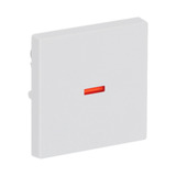 Busch-Jaeger Kontrollwippe einteilige Wippe Aus, Wechselschalter, Kreuzschalter, Taster weiß (matt), Retail