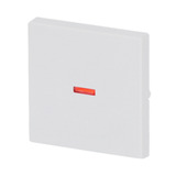 Busch-Jaeger Kontrollwippe einteilige Wippe Aus, Wechselschalter, Kreuzschalter, Taster weiß (matt), Retail