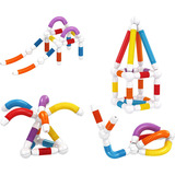 Creathek Magnet-Flexistäbe Konstruktionsset, 26-teilig, Konstruktionsspielzeug 