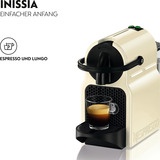 DeLonghi Nespresso Inissia EN 80.CW, Kapselmaschine creme