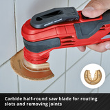 EINHELL 6-teiliges Multitool-Zubehör-Set, Schleifscheibe für Multifunktionswerkzeuge