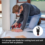 EINHELL 6-teiliges Multitool-Zubehör-Set, Schleifscheibe für Multifunktionswerkzeuge