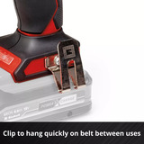 EINHELL Professional Akku-Schlagschrauber TP-CI 18/220 Li BL - Solo, 18Volt schwarz/rot, ohne Akku und Ladegerät