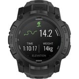 Garmin Instinct 3 – 50 mm, AMOLED, Tactical Edition, Smartwatch Black, Silikon-Armband
