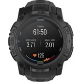 Garmin Instinct 3 – 50 mm, AMOLED, Tactical Edition, Smartwatch Black, Silikon-Armband