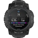 Garmin Instinct 3 – 50 mm, AMOLED, Tactical Edition, Smartwatch Black, Silikon-Armband