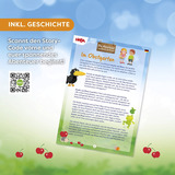 HABA 3D-Puzzle-Spielwelt Obstgarten 40 Teile, 2 Holzfiguren