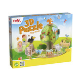 HABA 3D-Puzzle-Spielwelt Obstgarten 40 Teile, 2 Holzfiguren
