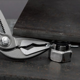 KNIPEX Cobra ES 87 51 180, 180mm, Rohr- / Wasserpumpen-Zange schwarz/rot, Wasserpumpenzange, 18-fach verstellbar