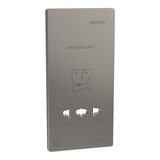 Merten Zentralplatte aus lackiertem Thermoplast, geeignet für Rasiersteckdose nickel, Retail