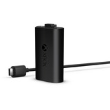 Microsoft Xbox Play & Charge Kit, Ladegerät schwarz, inkl. USB-C-Kabel