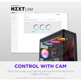 NZXT F360 RGB, Gehäuselüfter schwarz, Reverse, 360 mm