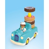 PLAYMOBIL 71702 Junior: Verrückter Donut Truck mit Stapel- und Sortierfunktion, Konstruktionsspielzeug 