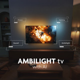 Philips 65PQS9001/12 The One, QLED-Fernseher 164 cm (65 Zoll), grau, UltraHD/4K, Ambilight 3-seitig, Drehbarer Standfuß, 120Hz Panel