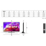 Philips 65PQS9001/12 The One, QLED-Fernseher 164 cm (65 Zoll), grau, UltraHD/4K, Ambilight 3-seitig, Drehbarer Standfuß, 120Hz Panel