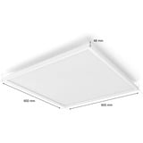 Philips Hue Hue White & Color Ambiance Surimu quadratisches Panel, LED-Leuchte weiß