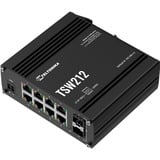 Teltonika TSW212, Switch schwarz, Managed Ethernet Switch
