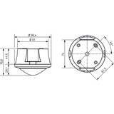 Theben theMova S360-100 AP WH, Bewegungsmelder weiß