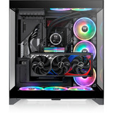 Thermaltake CTE E550 TG, Tower-Gehäuse schwarz, Tempered Glass x 3
