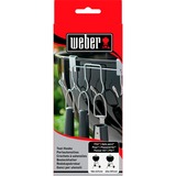 Weber Besteckhalter 7401 für Holz­koh­le­grills mit Ø 47cm und 57cm, Halterung silber