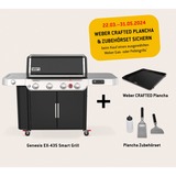 Weber Genesis EX-435 Smarter Gasgrill, Modell 2022 schwarz/edelstahl, mit CRAFTED Basis-Rahmen und Sear Zone