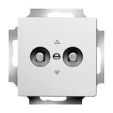0 Potentialausgleich Aluminium 2-fach Unterputz, Dose aluminium, Retail