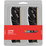 ADATA DIMM 32 GB DDR5-6400 (2x 16 GB) Dual-Kit, Arbeitsspeicher schwarz, AX5U6400C3816G-DTAMRBK, XPG Armax RGB, INTEL XMP, AMD EXPO