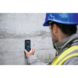 Bosch Holzfeuchtemesser GMM 1-15 Professional blau/schwarz, 2x Batterien, Tasche