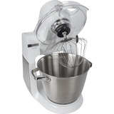 Bosch MUM6EW22 Küchenmaschine weiß/edelstahl, 1.600 Watt, Serie 6, Patisserie-Set, Mixaufsatz