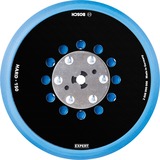 Bosch Professional Expert Multiloch Universalstützteller, hart, Ø150mm, M8+5/16", Schleifteller schwarz, für Exzenterschleifer
