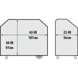 Broil King Crown Pellet 400 Select Exact-Fit Schutzhülle, Schutzhaube schwarz