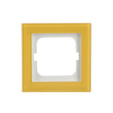 Busch-Jaeger Abdeckrahmen 1-fach, Abdeckung gelb, Retail