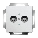 Busch-Jaeger Potentialausgleich Aluminium 2-fach Unterputz, Dose aluminium, Retail